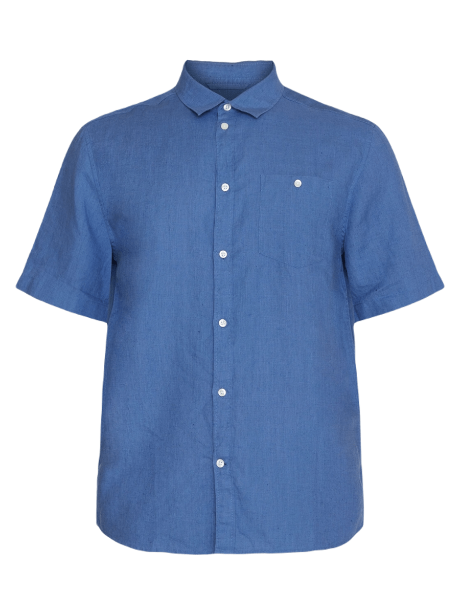 Knowledge Cotton Apparel Kortærmede skjorter 1090064-1432_M - Bygholm Menswear